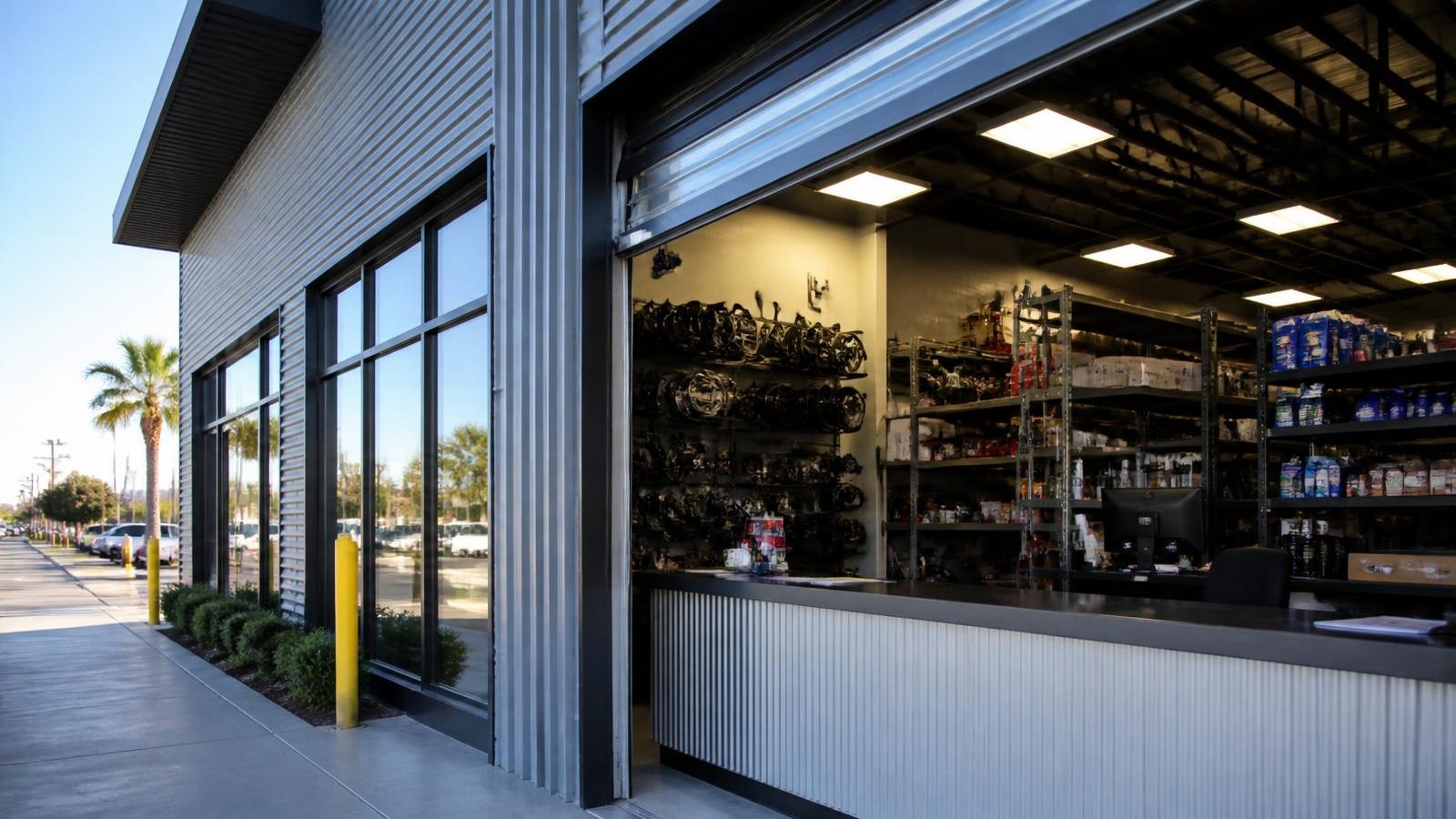 Diesel Center Stockholms butik och reservdelsdisk